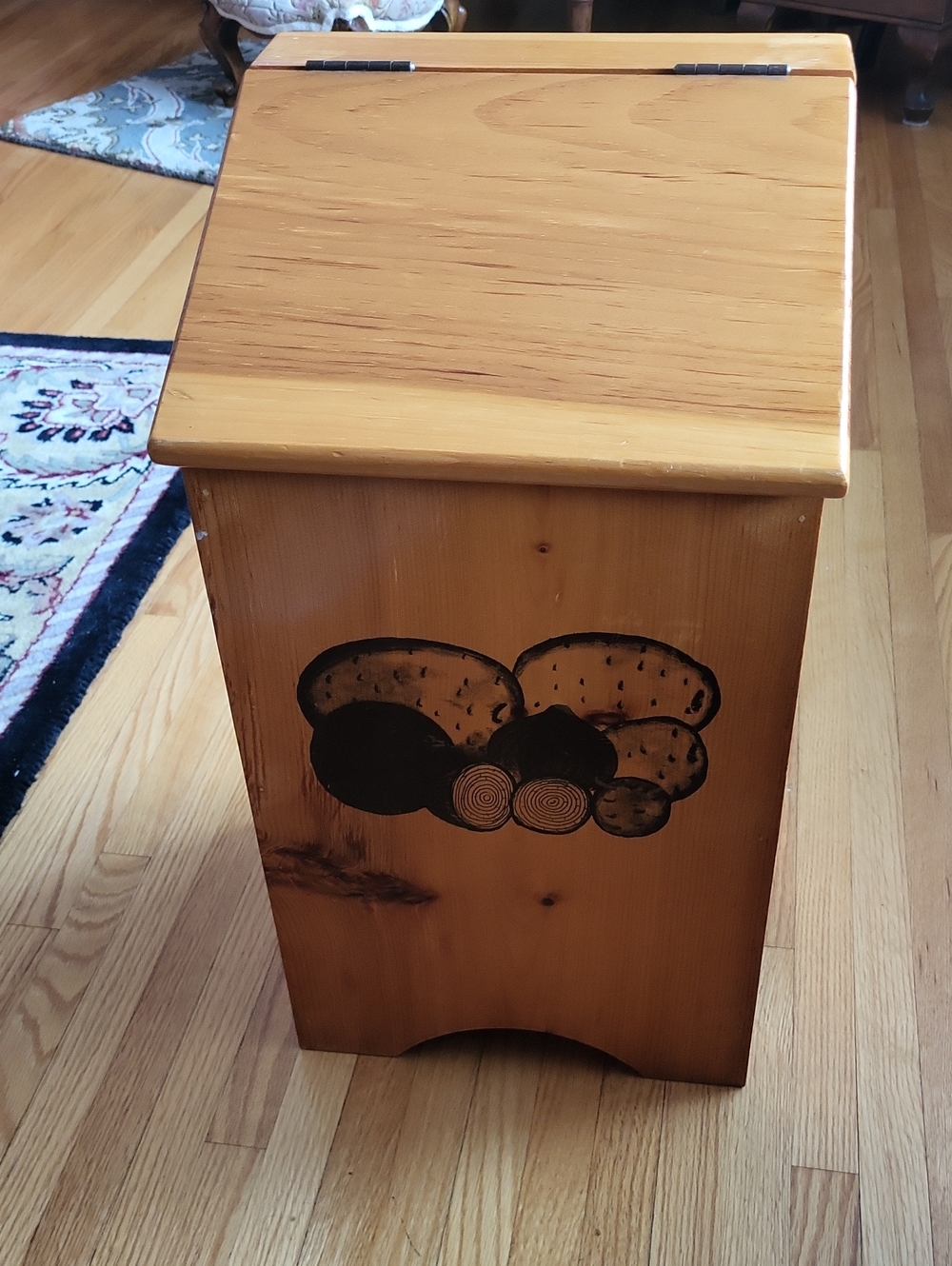 Wooden Vintage Potato Onion Bin